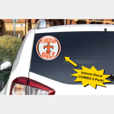 St. Charles East Golf Vehicle Decal (2-Pack) Thumbnail